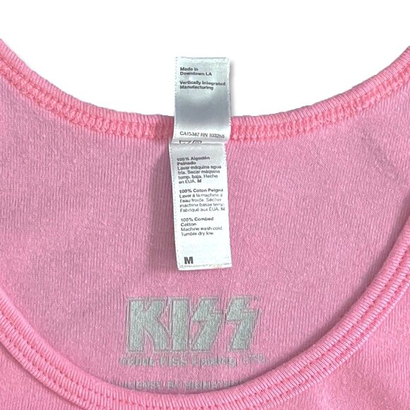 Vintage KISS Coffehouse / Myrtle Beach, SC / Junior’s Pink Logo Tank - Picture 5 of 8